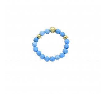 Faceted Cut Stone Ring