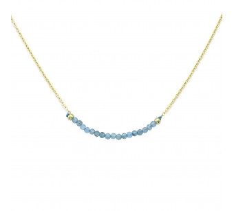 Faceted Cut Stone Necklace