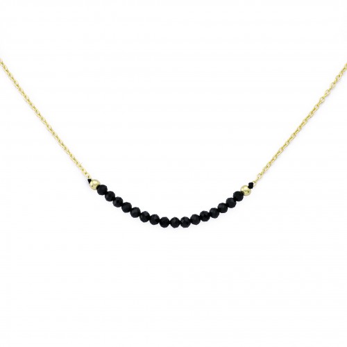 Faceted Cut Stone Necklace