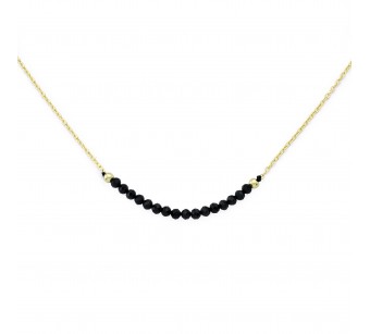 Faceted Cut Stone Necklace
