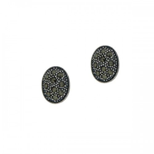 Silver marcasite earrings