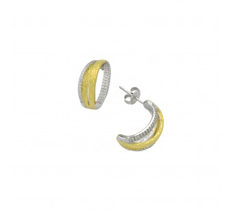 Two-Tone Earrings