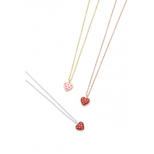 Silver heart necklace