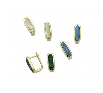Roudn Disk Earrings