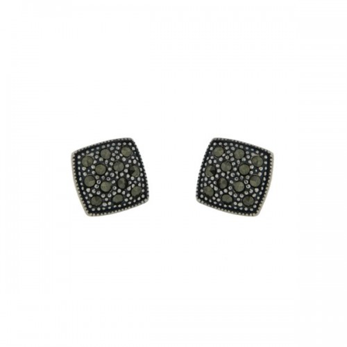 Silver marcasite earrings