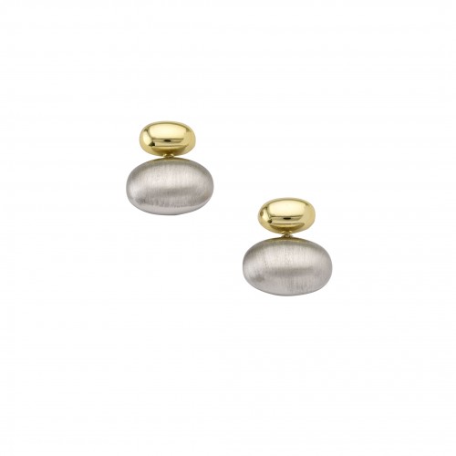 Two-Tone Beads Earrings