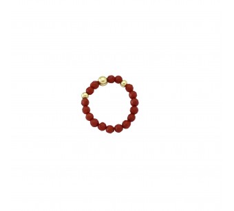 Faceted Cut Stone Ring