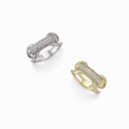Ellipsoid "Chain" Ring