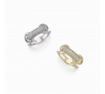 Ellipsoid "Chain" Ring