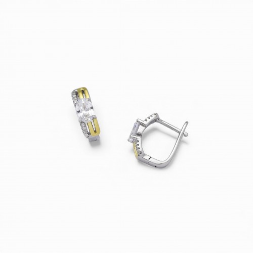 Two-Tone Σκουλαρίκια