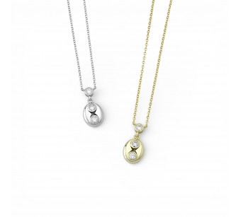 Hanging Disk Necklace