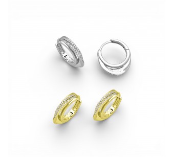 Triple Hoop Earrings