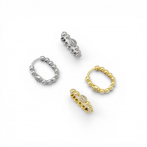 Oval Hoop Earrings