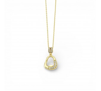 Hanging Hoop Necklace