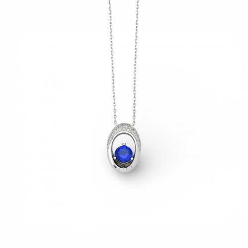 Hanging Oval Necklace