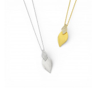 Double Leaf Necklace