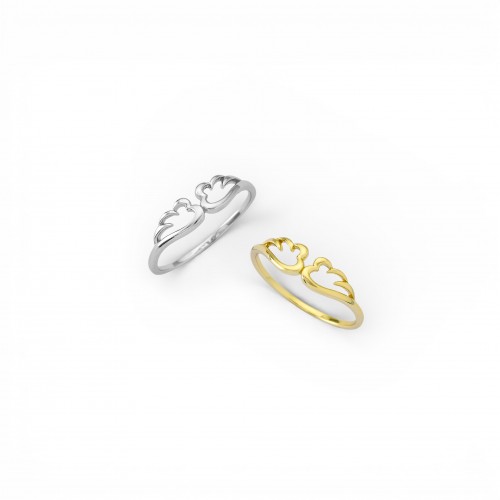 Feather Open Ring