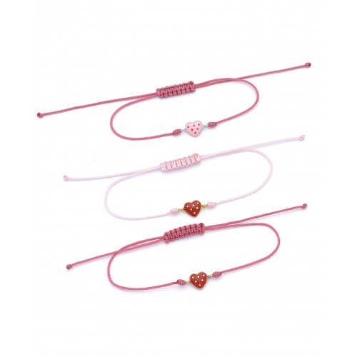 Silver heart bracelet