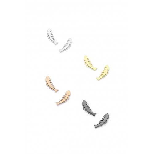 Fishbone earrings