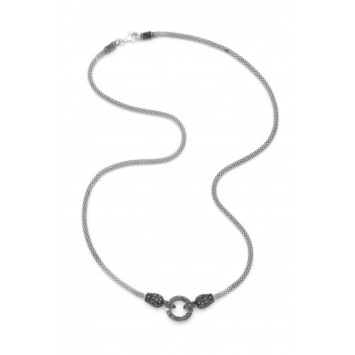 Necklace with marcasite