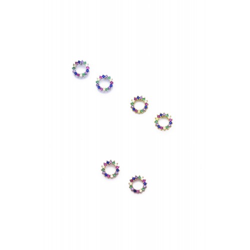 Silver earrings
