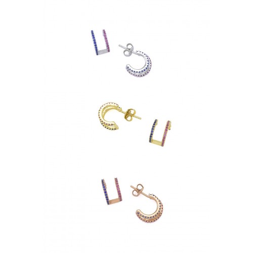 Silver earrings