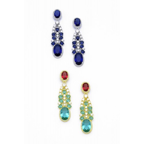 Silver earrings