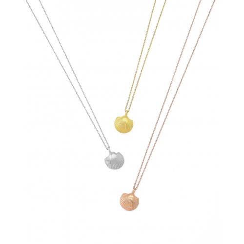Clam shell necklace