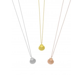 Clam shell necklace
