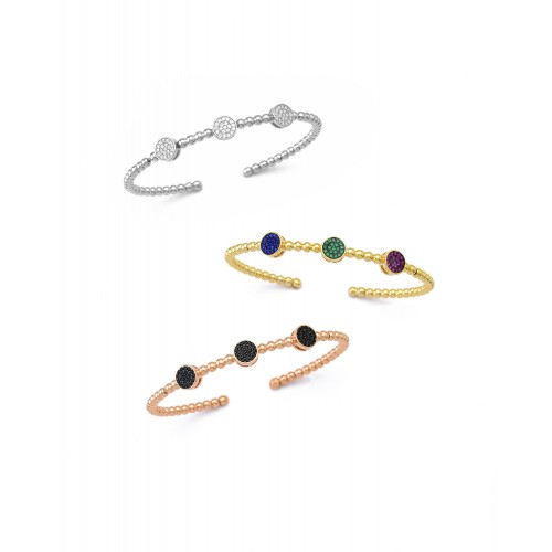 Fixed bracelet round disk