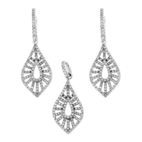 Silver jewellery set