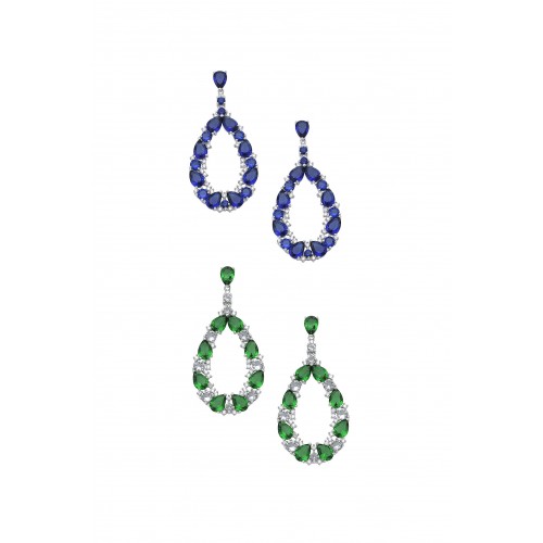 Silver earrings