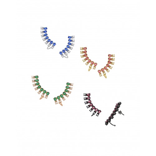 Silver earrings