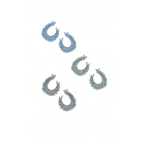Silver earrings