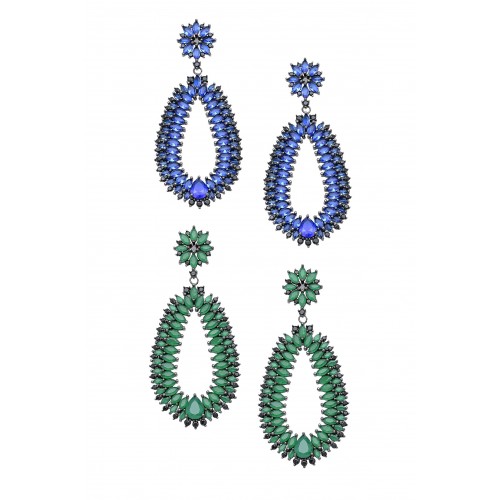 Silver earrings