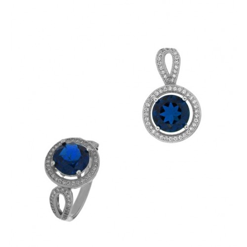 Silver jewellery set