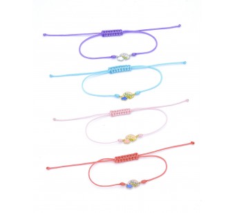Silver cloud-love bracelet