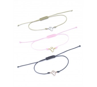 Silver ghost bracelet
