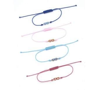 Silver sunglasses bracelet