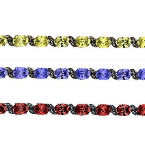 Silver marcasite bracelet