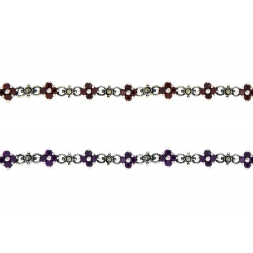 Silver marcasite bracelet