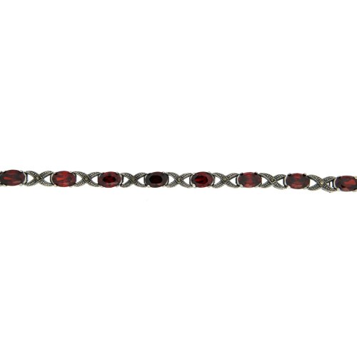 Silver marcasite bracelet