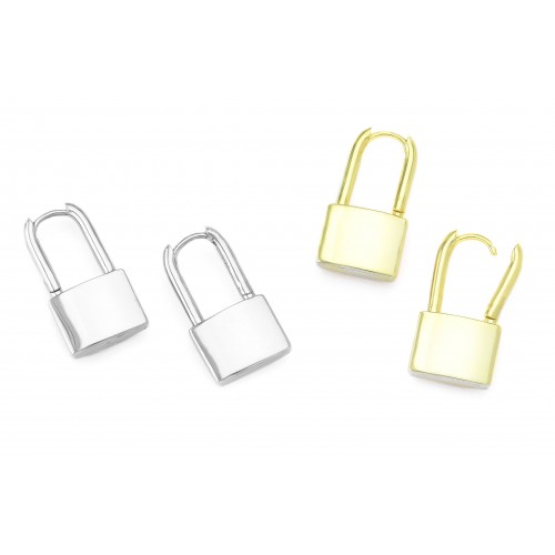 Lock Earrings