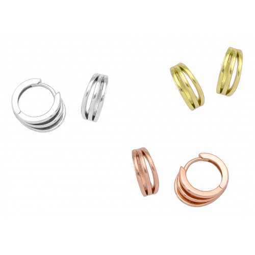 Triple Hoop Earrings