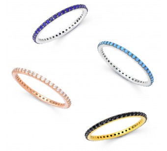Silver Eternity Ring 2