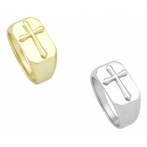 Cross Signet Ring