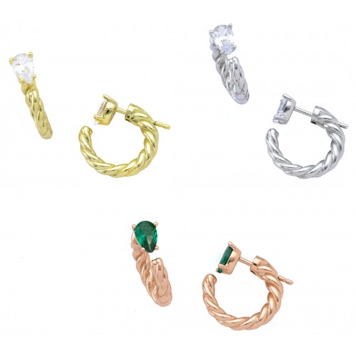 Twisted hoops Earrings