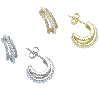 Triple Hoop Earrings