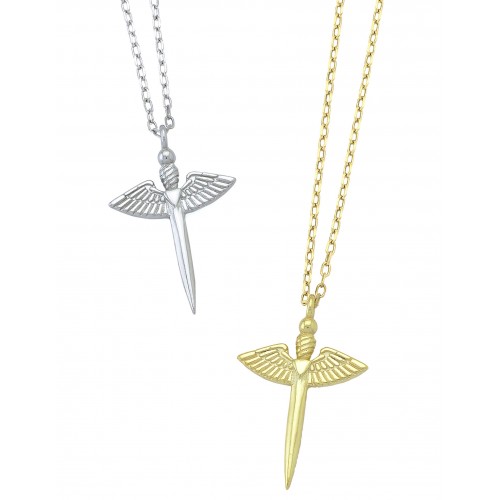 Winged Sword Necklace