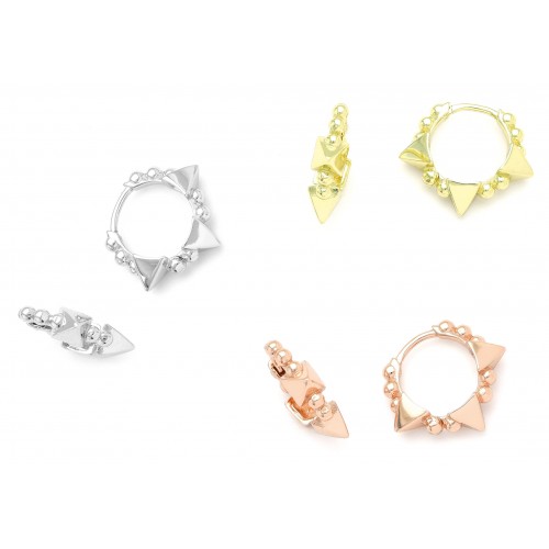 Triple Thorn Earrings